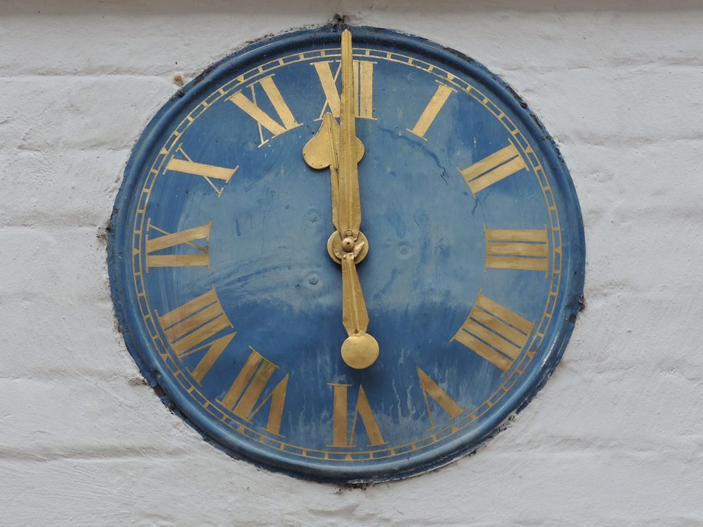 Old Building Clock