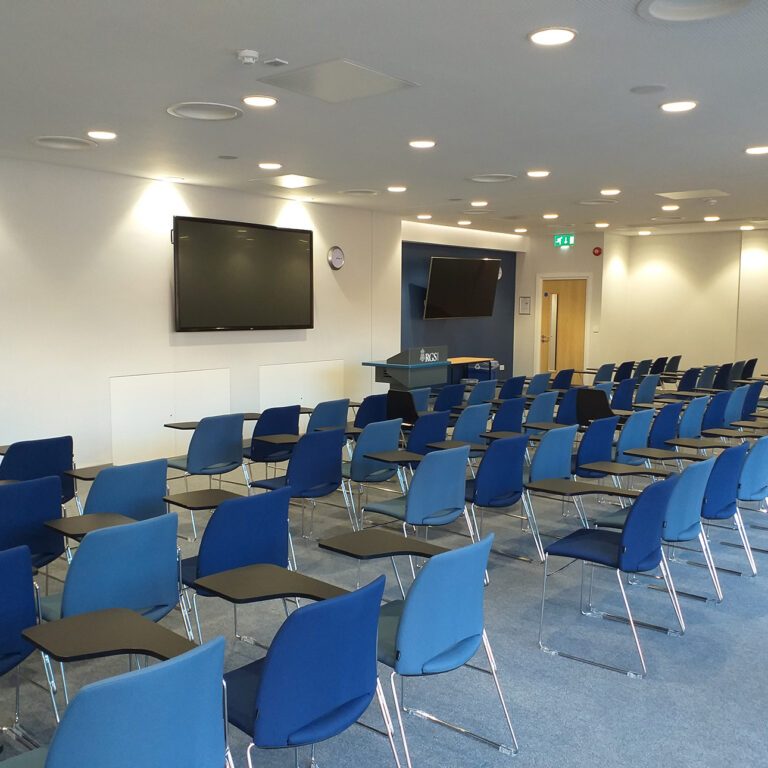 chairs in a row in a venue room